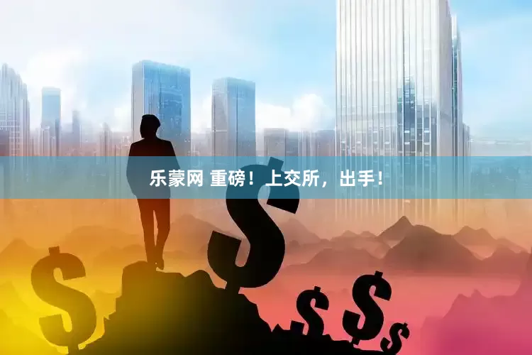 乐蒙网 重磅！上交所，出手！